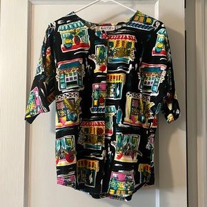 Unique vintage shirt.